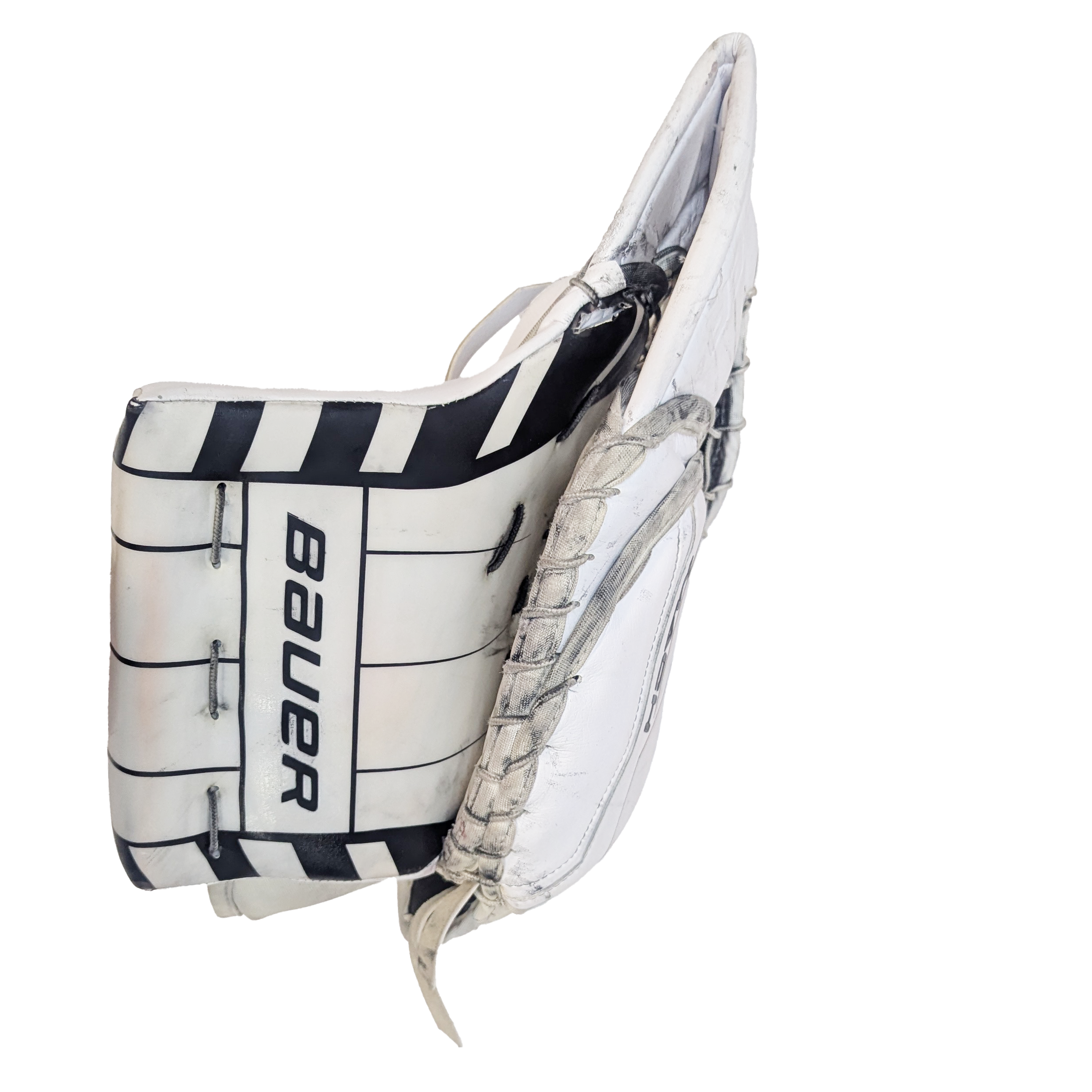 Bauer Supreme Mach - Ensemble complet de gardien de but Pro Stock d'occasion (blanc/noir/argent)